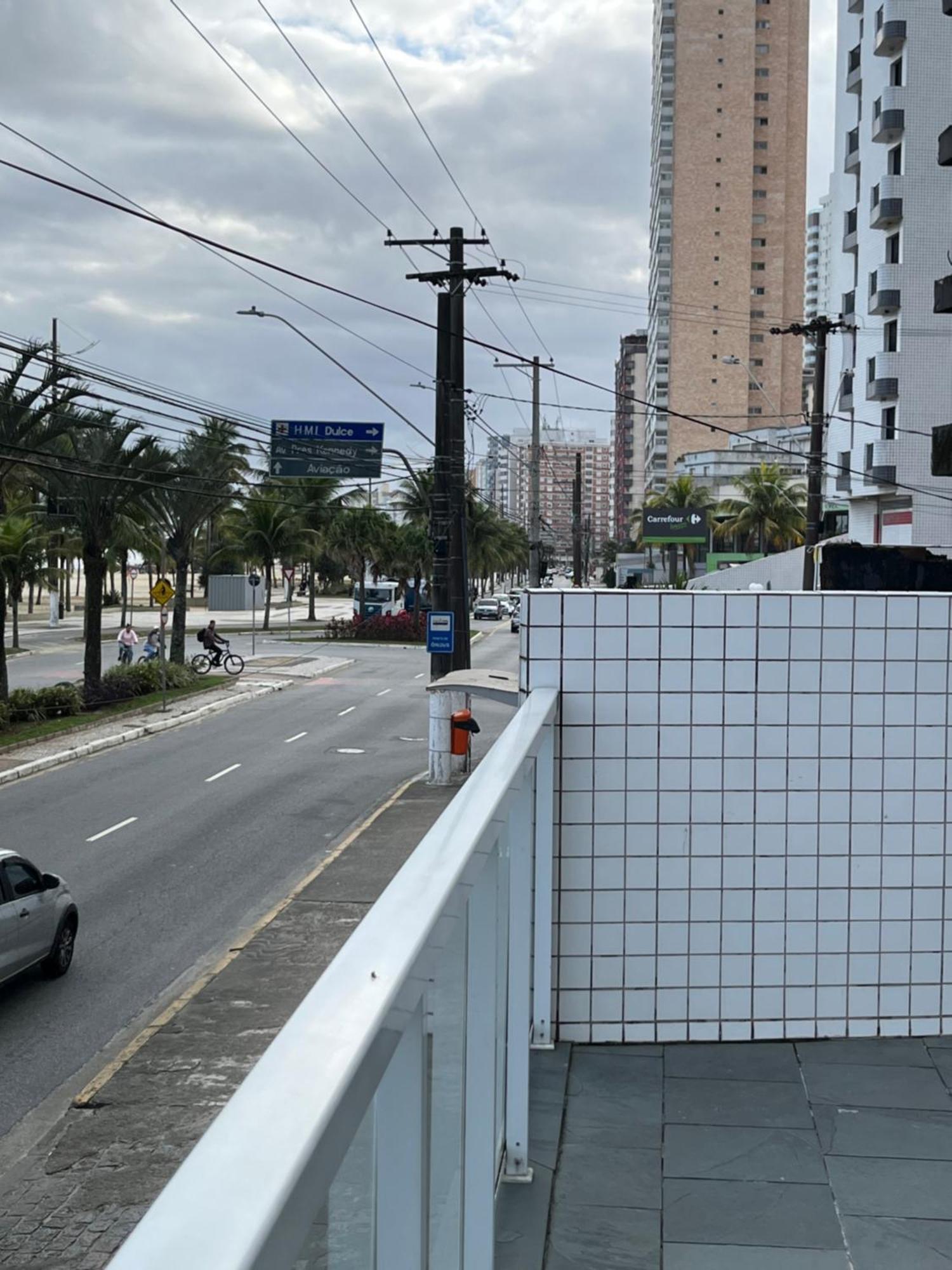 Apartamento Vista Para Praia Praia Grande  Eksteriør bilde
