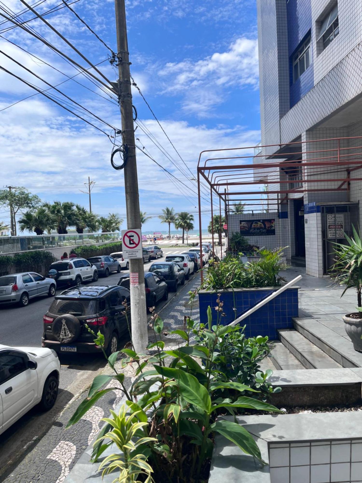 Apartamento Vista Para Praia Praia Grande  Eksteriør bilde